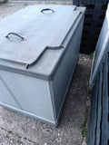 9x Palettenboxen Großbehälter stapelbar Faltbox Bigbox GLT 120x80x95 KTP QuadDuo