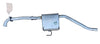 NEU Mittelschalldämpfer Auspuff Mitteltopf Original Opel Omega B 2.0 Stufenheck