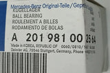 NEU Rep. Satz Wellenlager Kugellager Original Mercedes C 202 E 124 190 W201