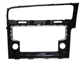 Abdeckung Blende Einbaurahmen Navi Luftausströmer schwarz Original VW Golf 7 VII