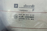 NEU Heckscheibe Heckfenster klarglas Original Opel Astra F Schrägheck 90381021