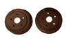 NOS 2 Bremstrommeln hinten 5-Loch links rechts Opel Commodore A Rekord C Sprint