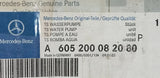 NEU Wasserpumpe Original Mercedes W124 W210 S124 S210 W202 W140 W463