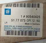 NEU Emblem Schriftzug "Vectra" hinten chrom Original Opel Vectra B