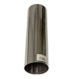 Auspuffblende Anschweißrohr integrierter Absorber universal Edelstahl 9cm 90mm