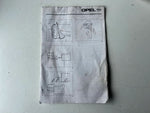 NEU Satz Schmutzfänger Spritzlappen hinten Original Opel Vectra A vorfacelift