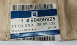 NEU Schutzzierleiste Kotflügel vorne links schwarz silber Original Opel Vectra A
