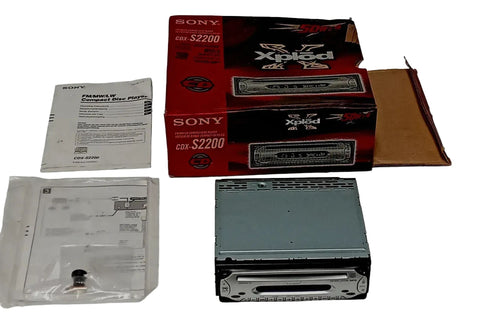 Radio Original Sony Xplod CDX-S2200 FM/MW/LW Compact Disc Player MP3