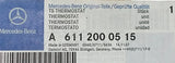 NEU Thermostat Thermostatgehäuse Original Mercedes CLC CLK C E S Klasse