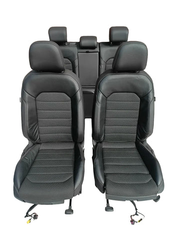 Innenausstattung Vordersitze Rückbank Teilleder Original VW Golf VII 7 Highline