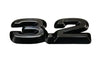 NEU NOS Schriftzug Emblem "3.2" hinten Original Opel Monterey