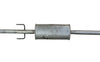 NEU Auspuff Mittelschalldämpfer Hosenrohr Original Bosal Opel Corsa D 1.0