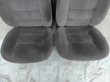 Ausstattung Sitze Vordersitze Rückbank platingrau Velour Original Opel Senator B