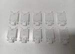 NEU 10 Klammern Clips Steinschlagschutz Schweller Opel Senator B Omega A