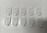 NEU 10 Klammern Clips Steinschlagschutz Schweller Opel Senator B Omega A