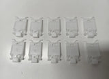 NEU 10 Klammern Clips Steinschlagschutz Schweller Opel Senator B Omega A