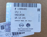 Kühler Wasserkühler Motor Original Opel Corsa E Adam 1.6 13486481