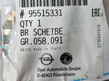 NEU Satz Bremsscheiben vorne rechts links Original Opel Combo D