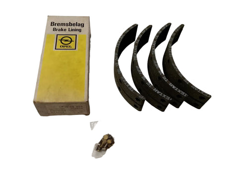 NEU Bremsbackenbeläge Trommelbremse Original Opel 90018395 1605404