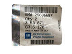 NEU NOS 2x Schrauben M14 x 2 x 90.5mm Querlenker vorne Original Opel Sintra
