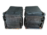 Sitze vorne links rechts schwarz Stoff Ausstattung Opel Rekord C Commodore A 2TL