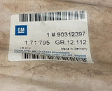 NEU Zierleiste Farbstreifen Rot hinten links Original Opel Kadett E 3-Türer