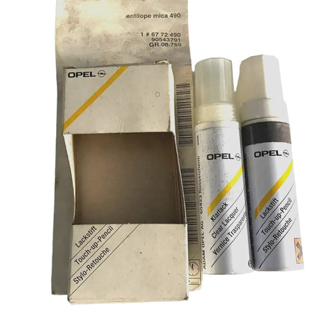 NEU NOS Lackstift Set Antilope mica L490 Original Opel 90543791