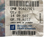 NEU NOS Kappe Zierleiste Stoßstange vorne seitlich links Original Opel Vectra A