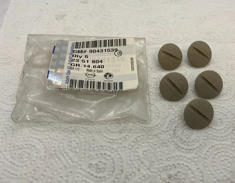 NEU NOS 5x Halteclips Dachhimmel grau Original Opel Combo B