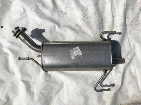 NEU Auspufftopf Endschalldämpfer hinten m. Rohr Original Opel Corsa C 1.2 Z12XEP