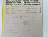 NEU Starter Anlasser Original Bosch Opel Kadett 1.0 1.2 Ascona 1.2 Manta 1.2