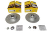 NEU Satz Bremsscheiben +Radlager Hinterachse Ø270mm Textar Renault Megane Scenic