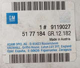 NEU Emblem Schriftzug "Vectra 1.6 16V" hinten Original Opel Vectra B Caravan