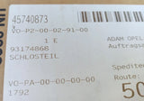 NEU Gurtschloss Gurtstraffer vorne links Original Opel Vectra C Signum
