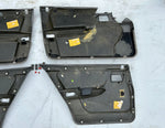 Satz Türverkleidungen Türpappen elektrisch grau Komb 857 Original Opel Senator B