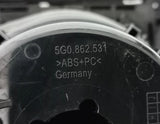 Blende Abdeckung Mittelkonsole Bedienteil Getränkehalter Original VW Golf VII 7