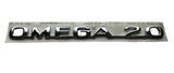 NEU NOS Schriftzug Emblem "Omega 2.0" Heckklappe Original Opel Omega B