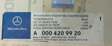 NEU Bremsklötze Bremsbeläge Vorderachse Original Mercedes E-Klasse W124