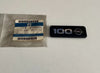 NEU NOS Schriftzug Logo Emblem "100 Opel" Vordertür vorne Original Opel Vectra B