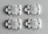 NEU 4x Clips Schutzzierleiste Seitenwand Heckscheibe Orig Opel Vectra B Omega A