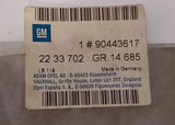 NEU Lautsprecherblende Tür rechts grau Original Opel Astra F