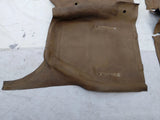 Gummimatten (Teppiche) Innenraum vorne hinten beige Opel Rekord C Commodore A