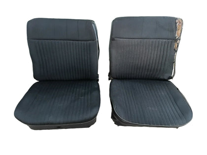 Sitze vorne links rechts schwarz Stoff Ausstattung Opel Rekord C Commodore A 2TL