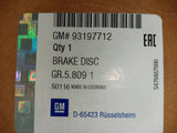 NEU Satz Bremsscheiben Vorderachse Ø280mm Original Opel Astra H 4-Loch Felge