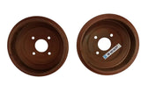 NEU Satz Bremstrommeln Hinterachse 4-Loch Original Sachs Ford Sierra Ford Capri