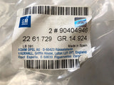 NEU 1x Abschlussführungshülse Kopfstütze Vordersitz 149mm Opel Corsa B Omega B
