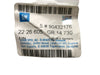 NEU NOS 5 Abdeckkappen C-Säule hinten hellgrau Original Opel Vectra B Omega B