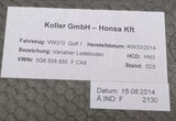 Laderaumboden Kofferraumboden hinten schwarz Original VW Golf 7 VII