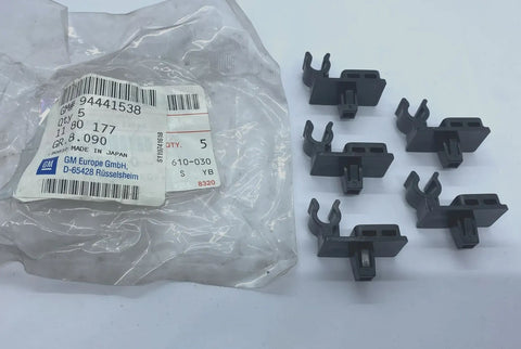 NEU 5x Halteclips Stange Motorhaube Original Opel Frontera A Monterey Campo