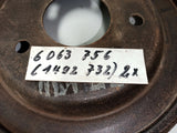 NEU Satz Bremstrommeln Hinterachse Ford Granada Ford Consul 6063756